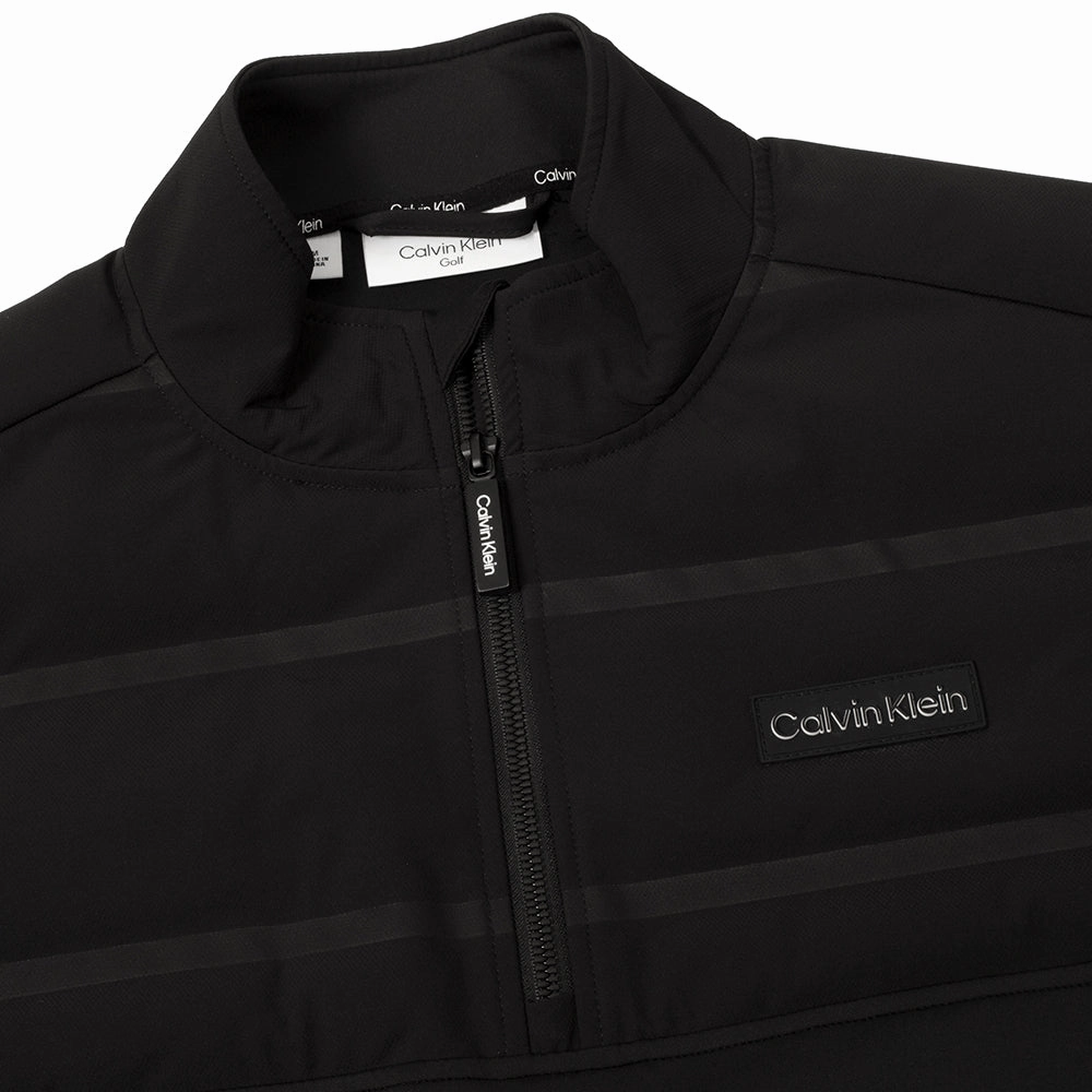 Calvin Klein Houston Hybrid 1/2 Zip - Black tag accents Sporty Comfort