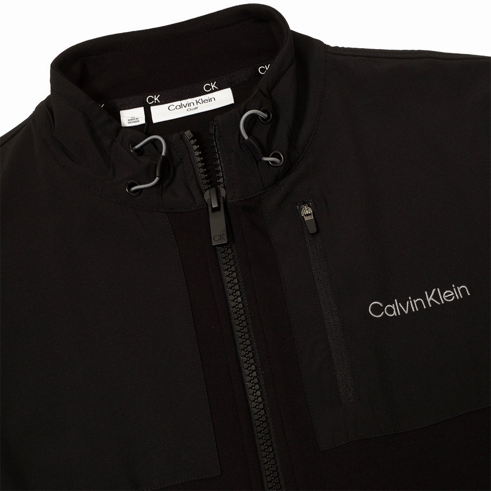 Calvin Klein Hyper Tech Full Zip Sweater - Black product personalization creativity Casual Hoodie