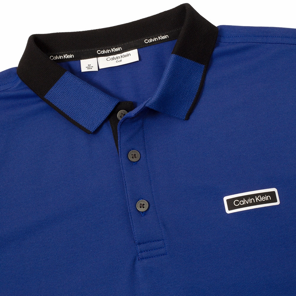 Calvin Klein Madison Polo Shirt - French Blue Reversible Design Concept