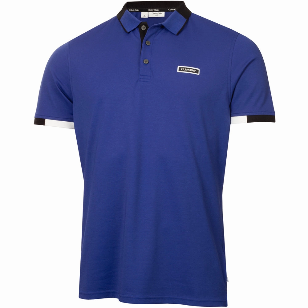brandable Calvin Klein Madison Polo Shirt - French Blue