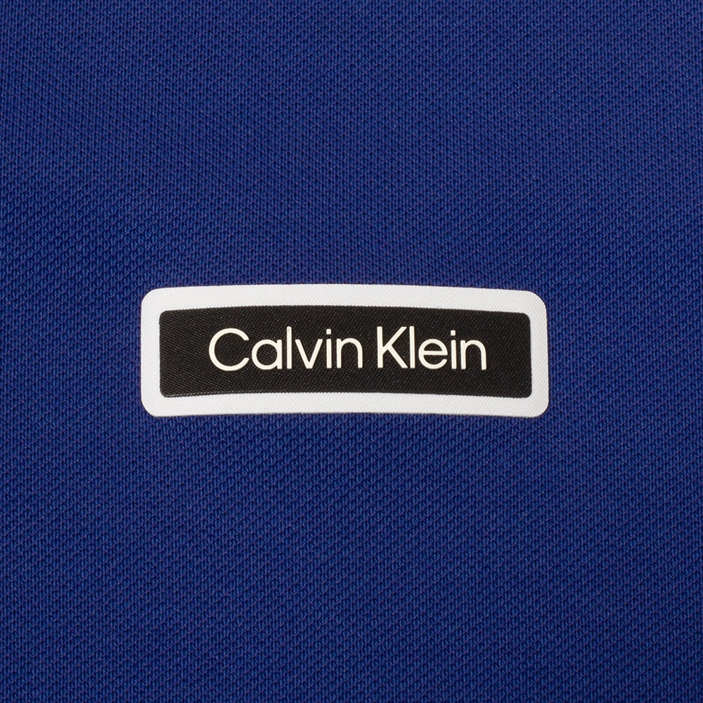 Calvin Klein Madison Polo Shirt - French Blue Crew Neck Design StretchFabric