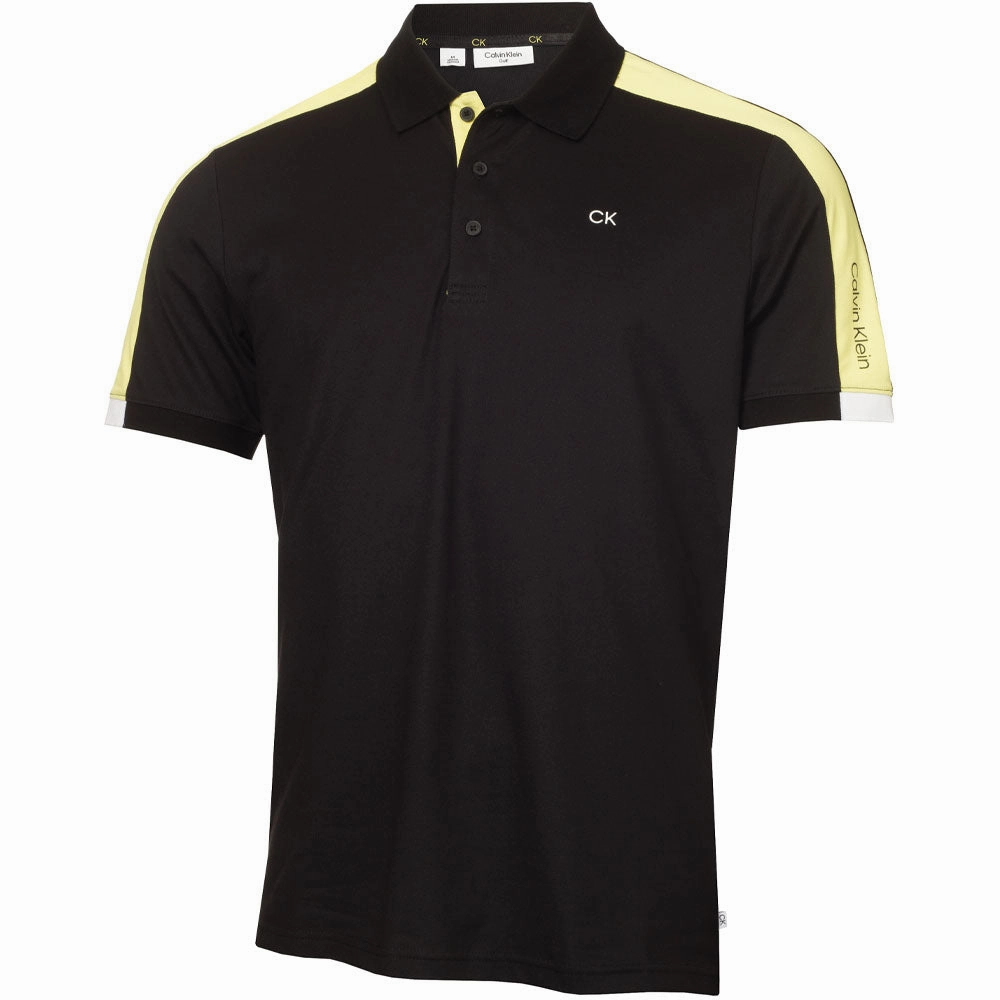 Simple and Relaxed Non Toxic Materials Calvin Klein Miles Polo Shirt - Black