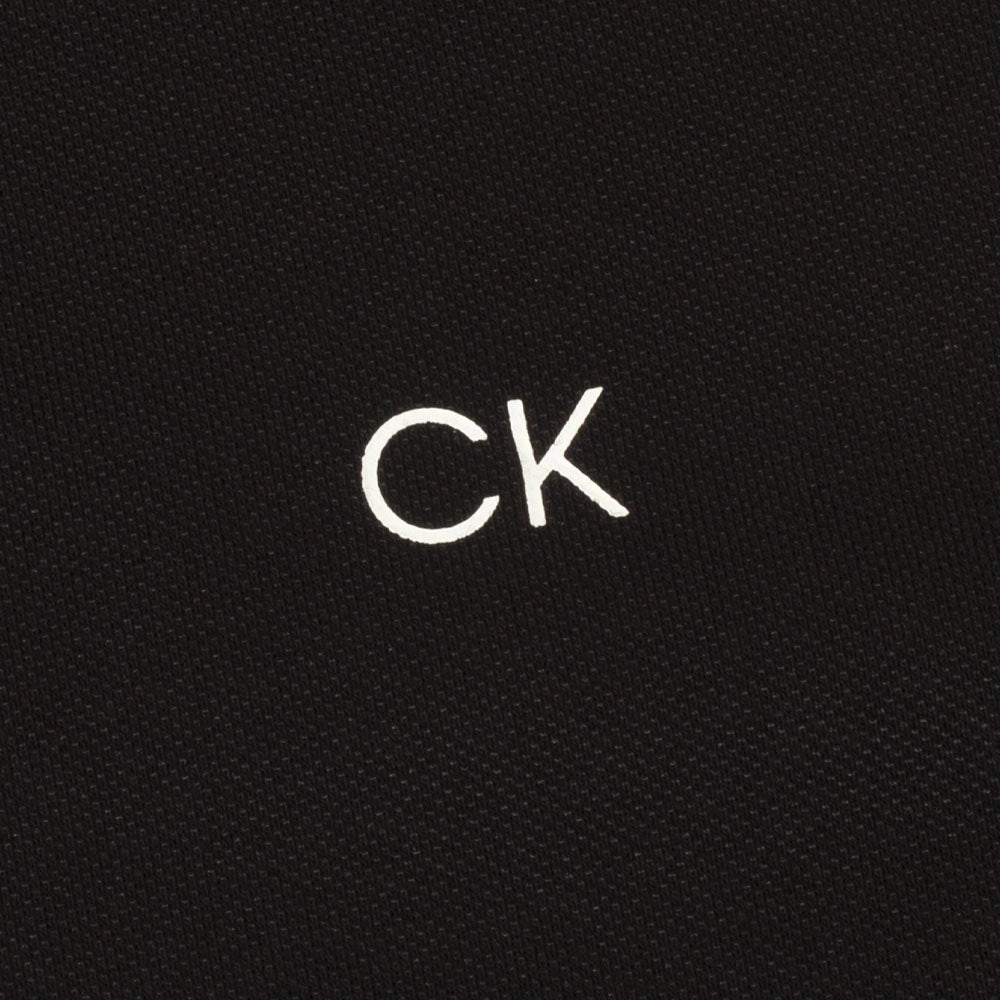 BreathableMaterial Calvin Klein Miles Polo Shirt - Black