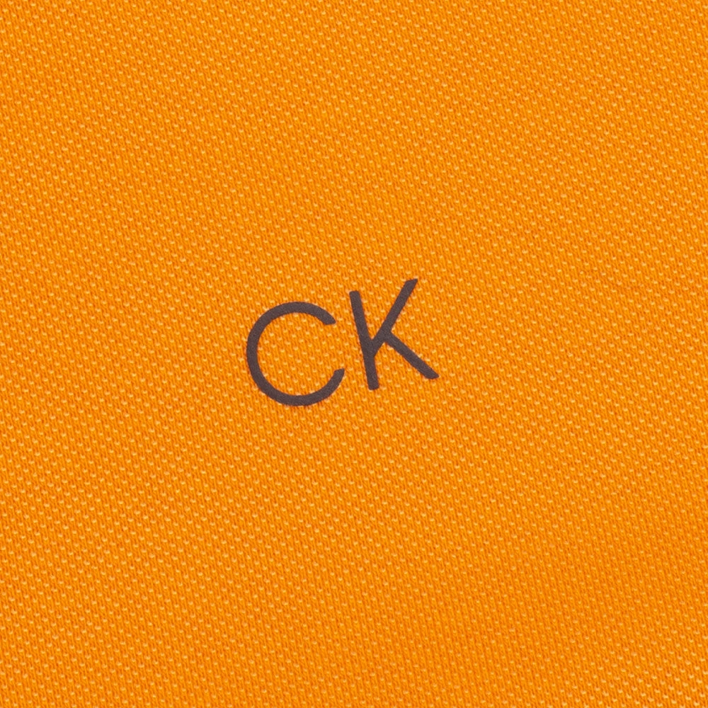 Stretch Fabric Technology ThermoregulatingFabric Calvin Klein Miles Polo Shirt - Orange