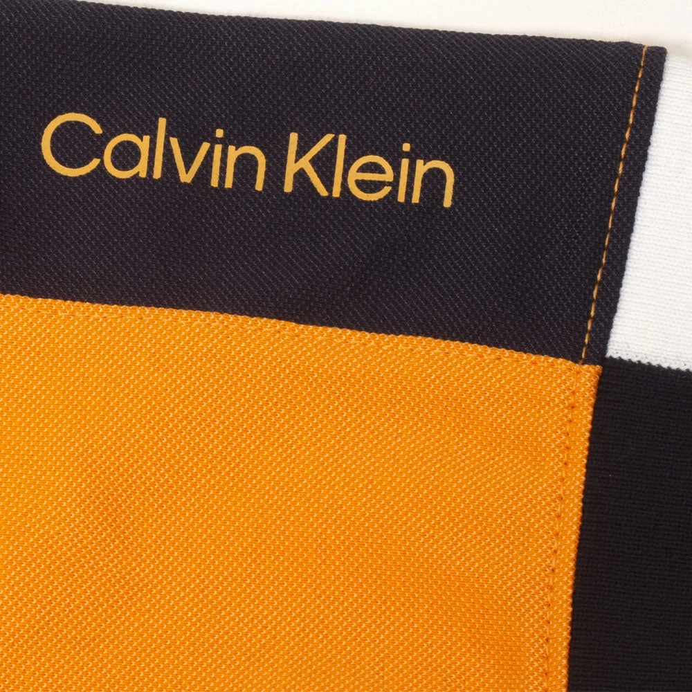 MinimalBranding Unisex Core Calvin Klein Miles Polo Shirt - Orange