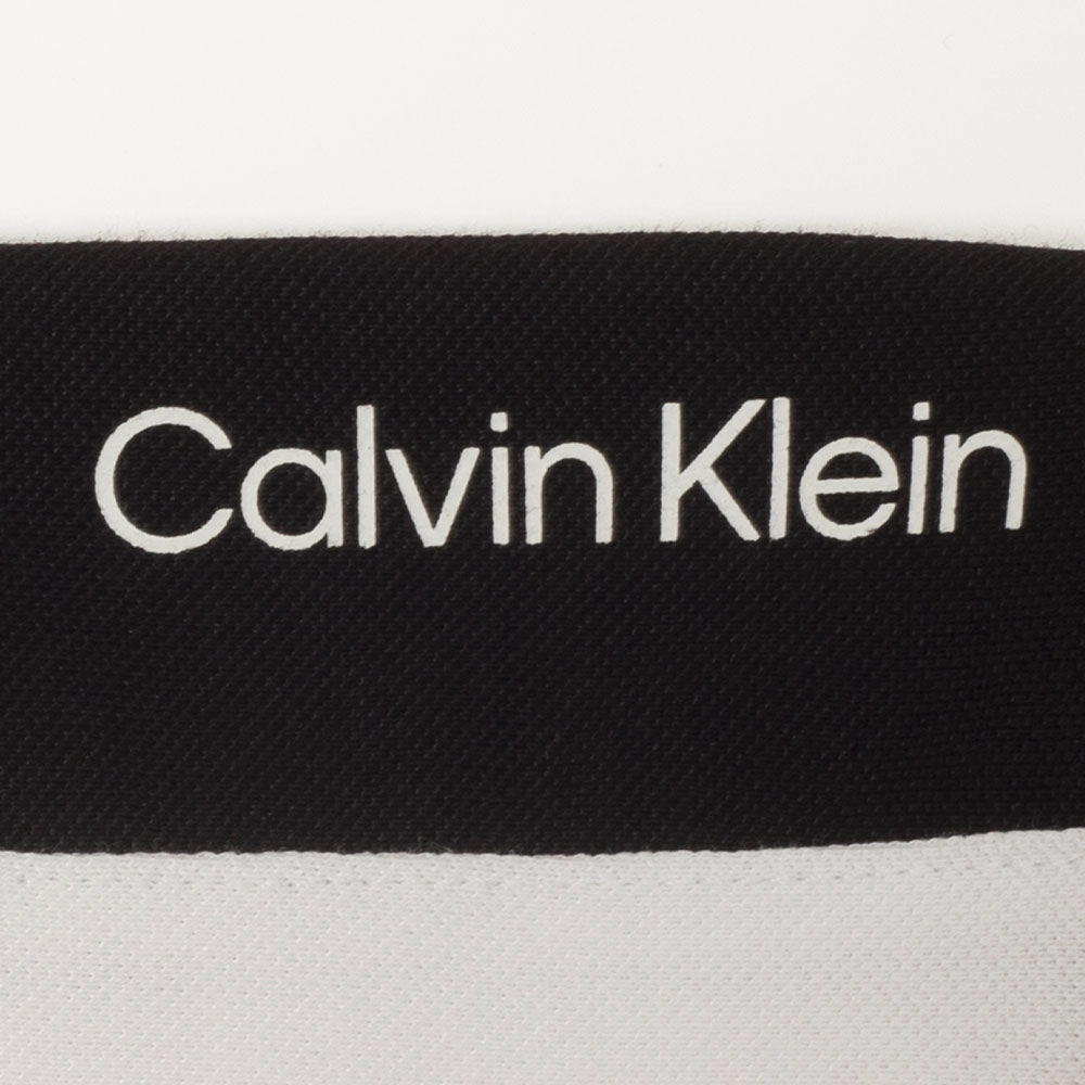 Calvin Klein Miles Polo Shirt - White/Black family gathering