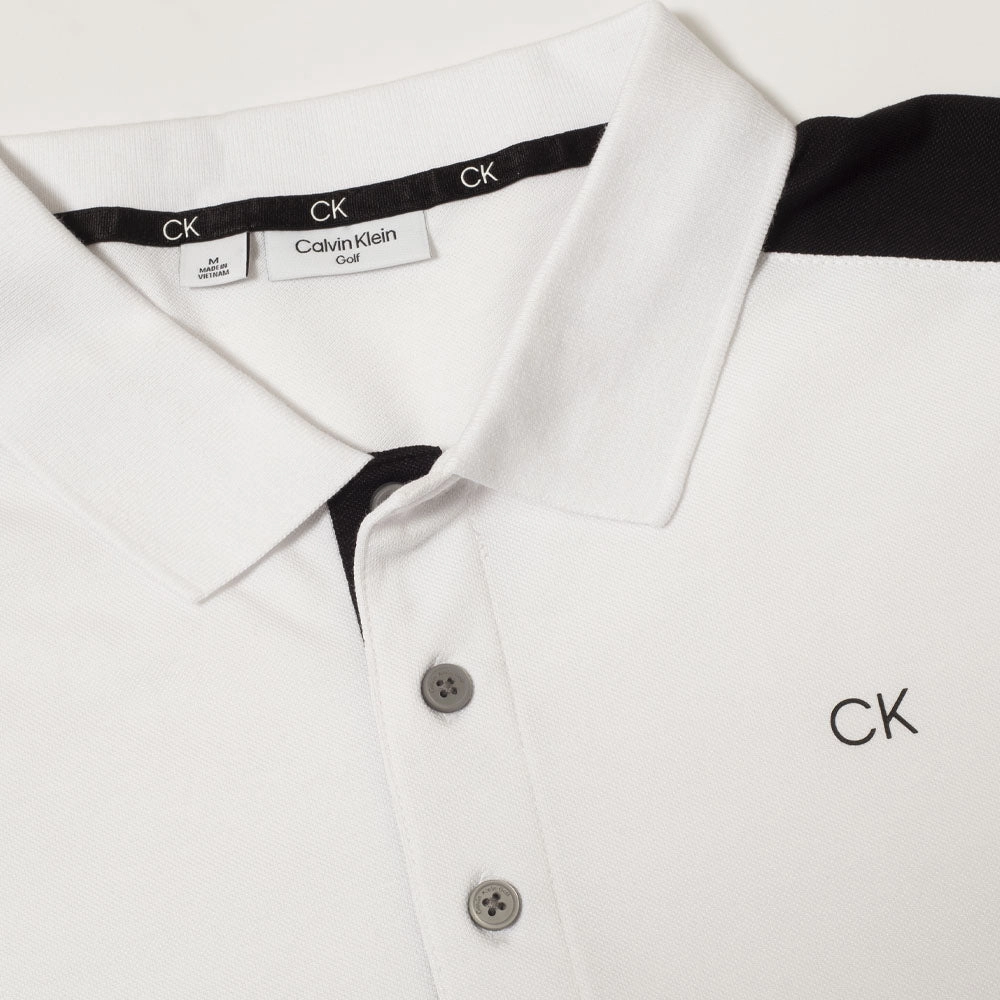 Relaxed Outfit Calvin Klein Miles Polo Shirt - White/Black