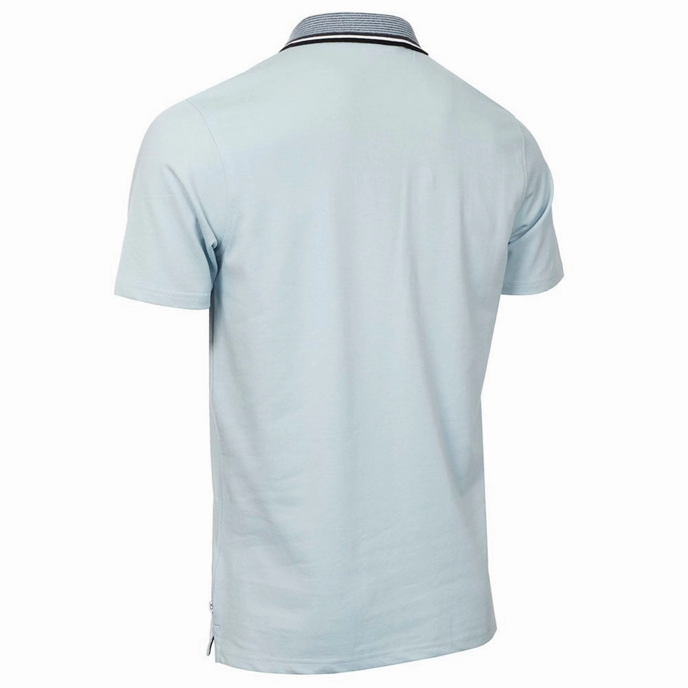 Calvin Klein Monterey Polo Shirt - Artic Ice Effortless Wear Everyday Fit