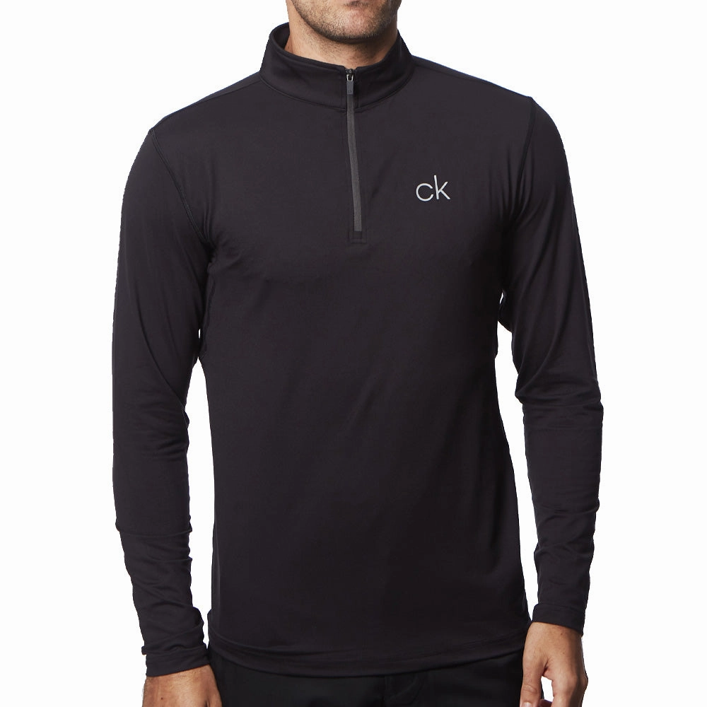 Calvin Klein Newport 1/2 Zip Pullover - Black product swimming suitability