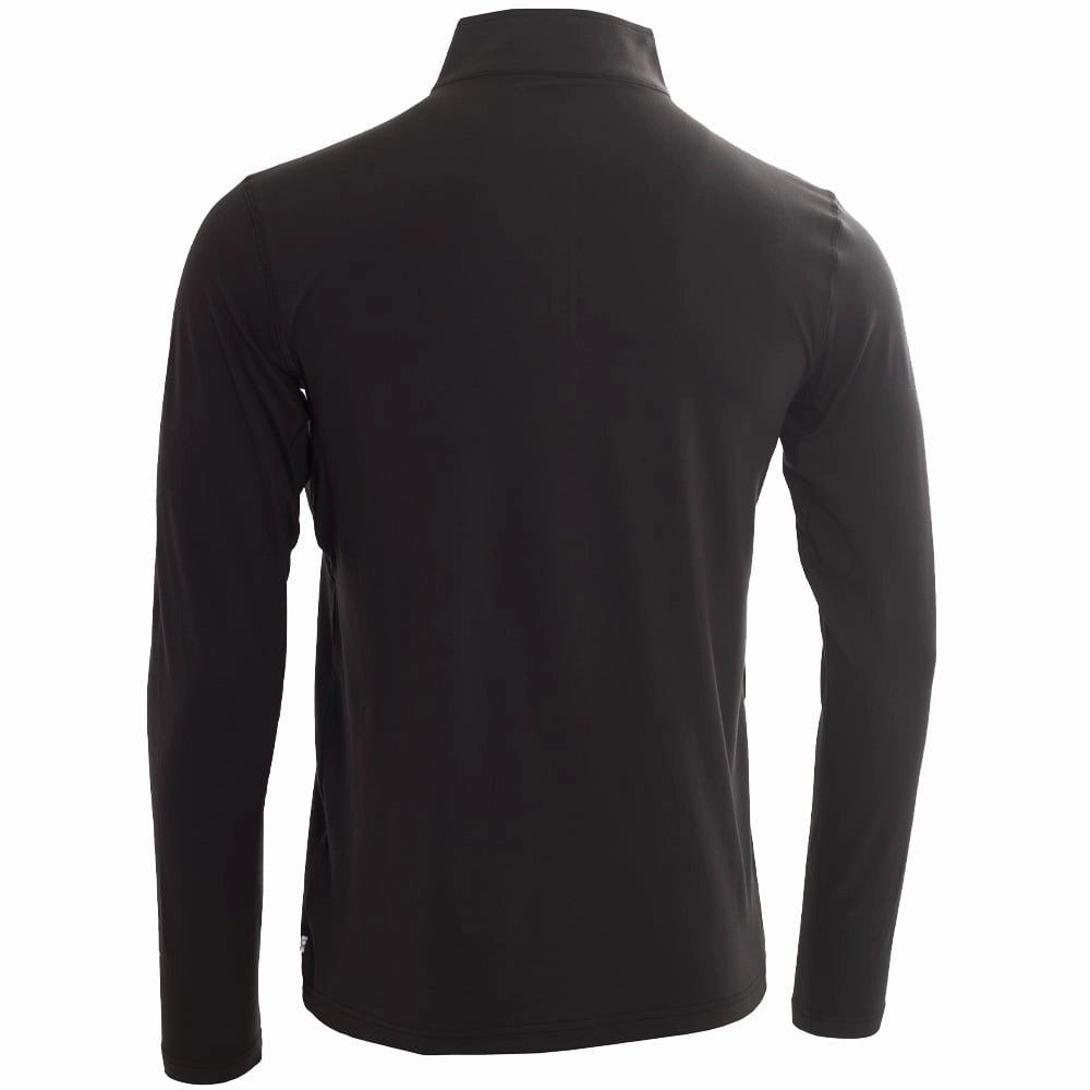 Calvin Klein Newport 1/2 Zip Pullover - Black Classic Chic Cool Comfort