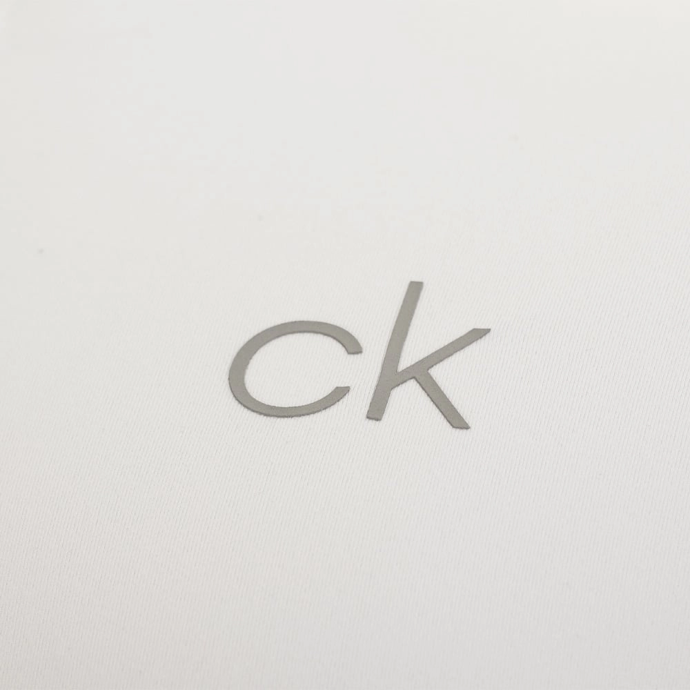 Calvin Klein Newport 1/2 Zip Pullover - White Thin
