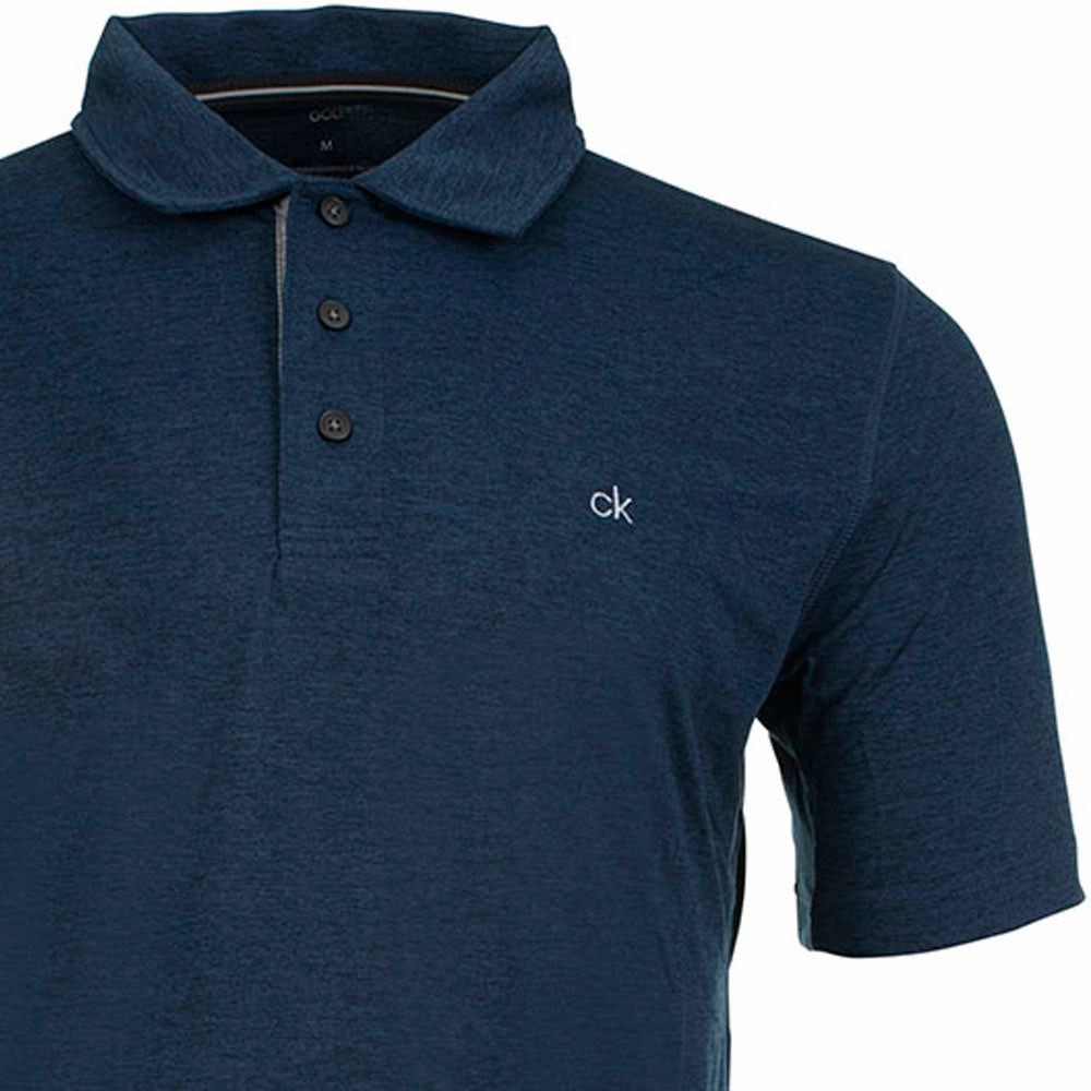Calvin Klein Newport Polo Shirt - Navy Marl MultipurposeCuffs Outdoor Essentials