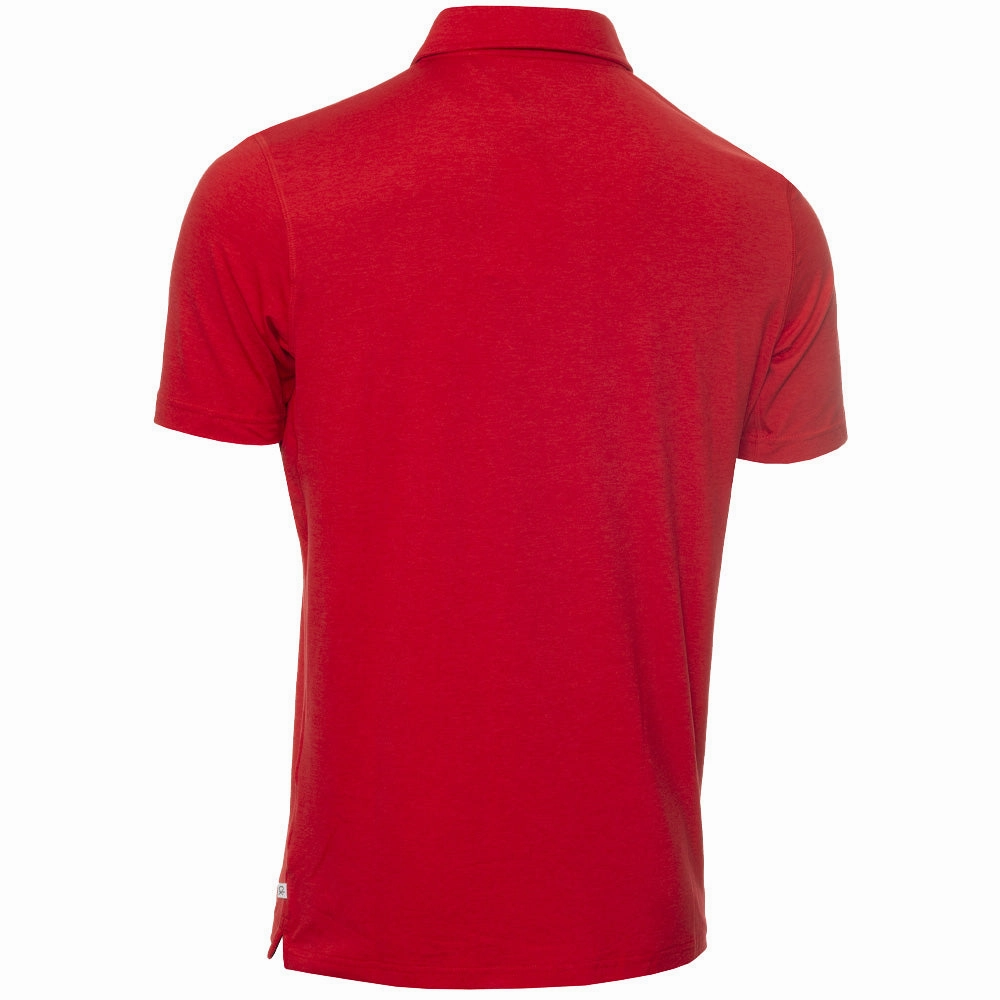 EcoConscious Processing Calvin Klein Newport Polo Shirt - Power Red Marl