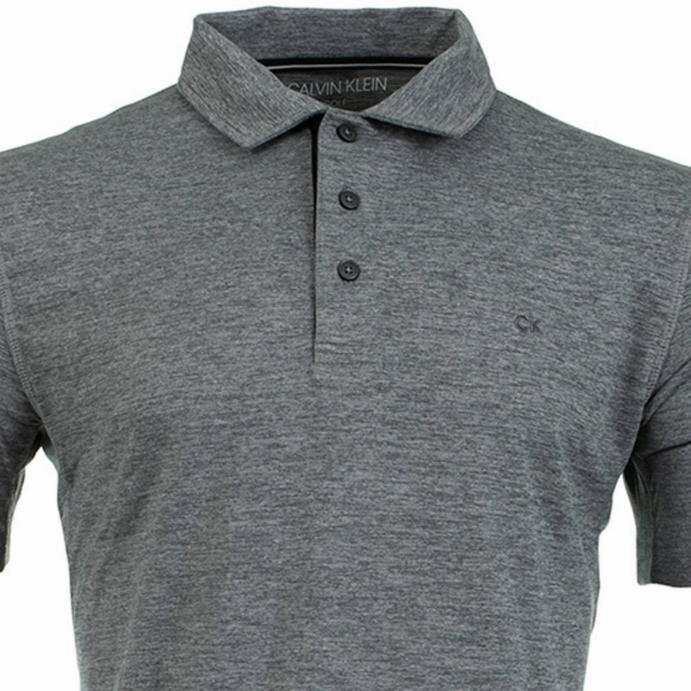 Calvin Klein Newport Polo Shirt - Silver FadeResistant