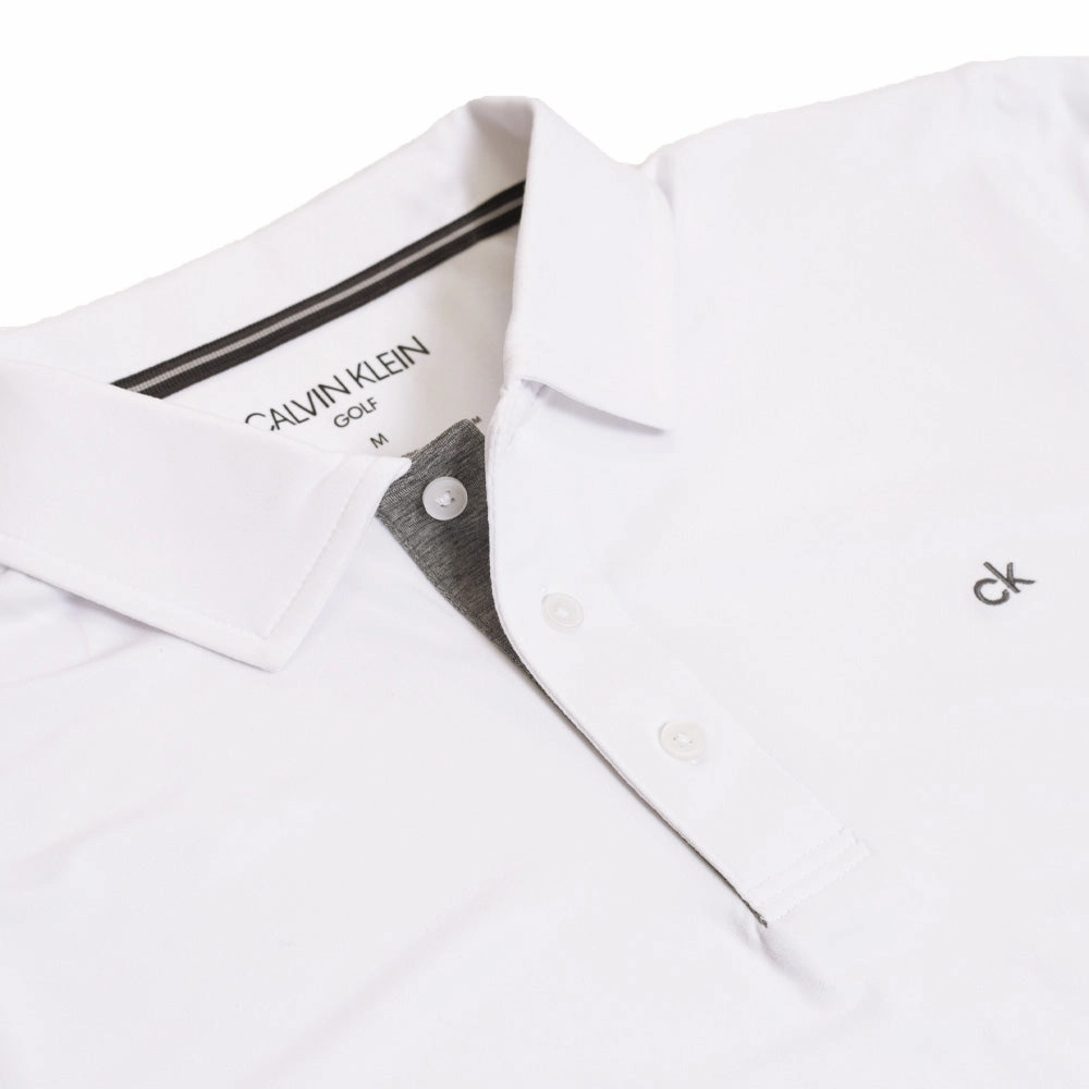 Calvin Klein Newport Polo Shirt - White MinimalistDesign