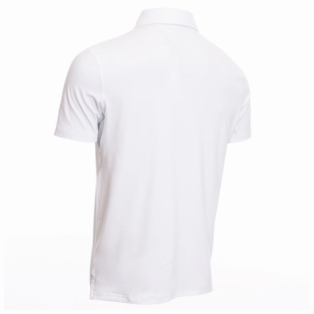Calvin Klein Newport Polo Shirt - White Comfy Wardrobe polo neck