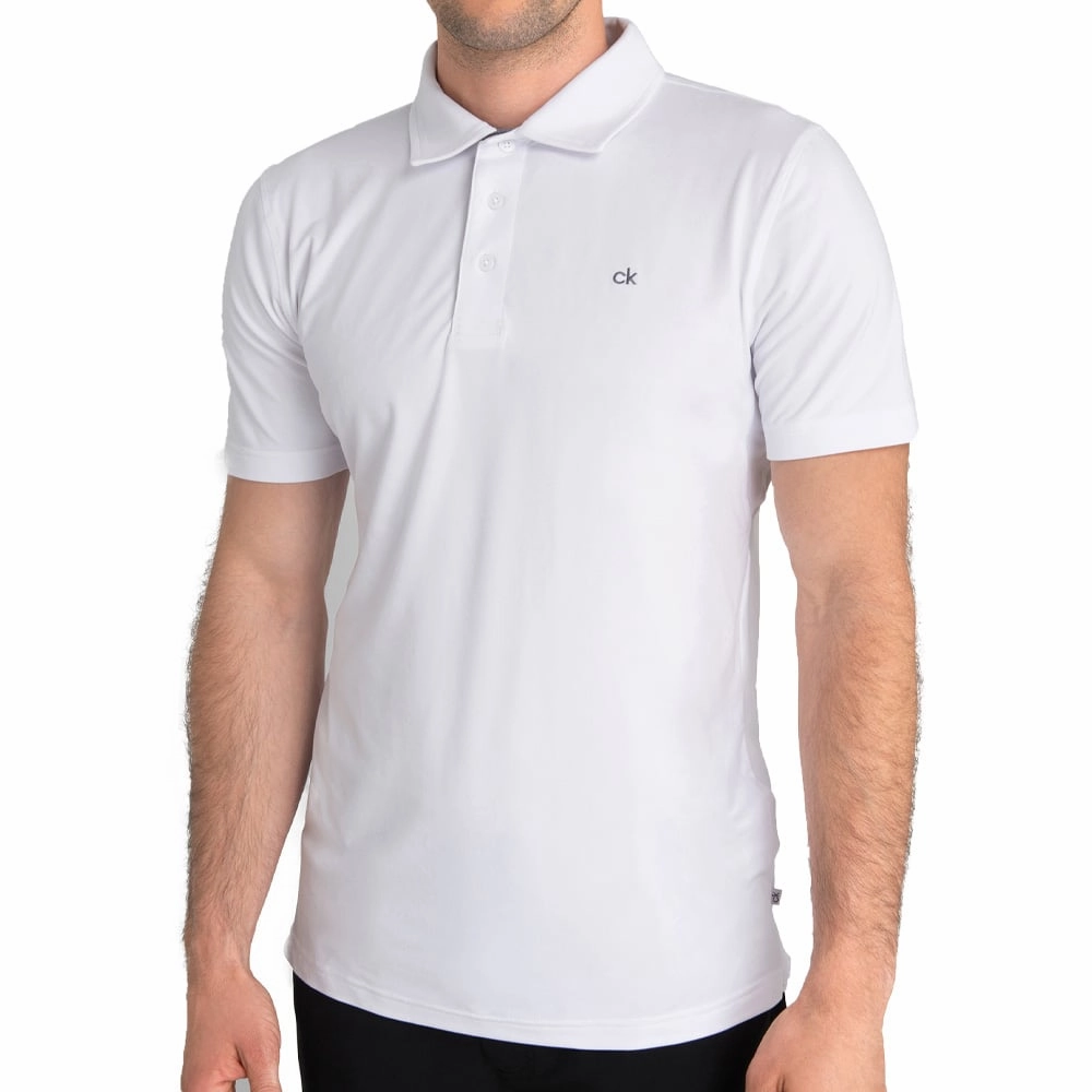 Calvin Klein Newport Polo Shirt - White Ultimate Wear Day-to-Night Look