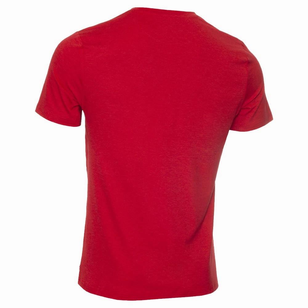 Calvin Klein Newport T-Shirt - Power Red Marl Low Impact Dye