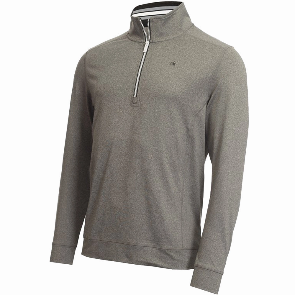 Practical clothing Calvin Klein Orbit 1/2 Zip Pullover - Silver Marl