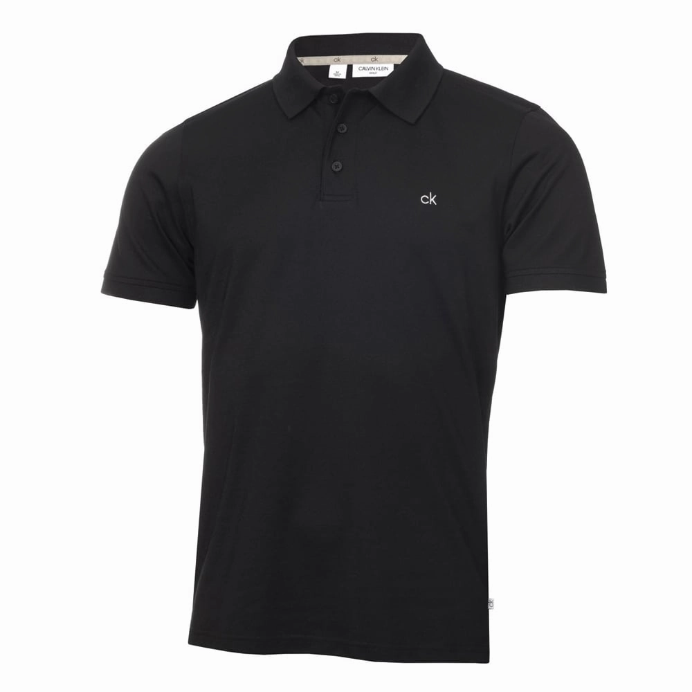 Urban Style Trend Calvin Klein Planet Polo Shirt - Black