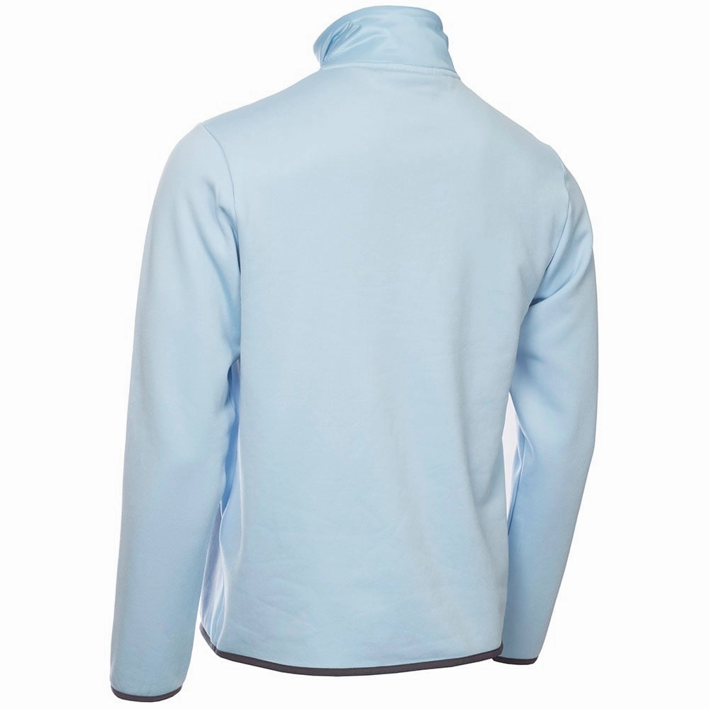 Chic Layer product beach relaxation vibe Calvin Klein Ramond Hybrid 1/4 Zip Pullover - Airblue