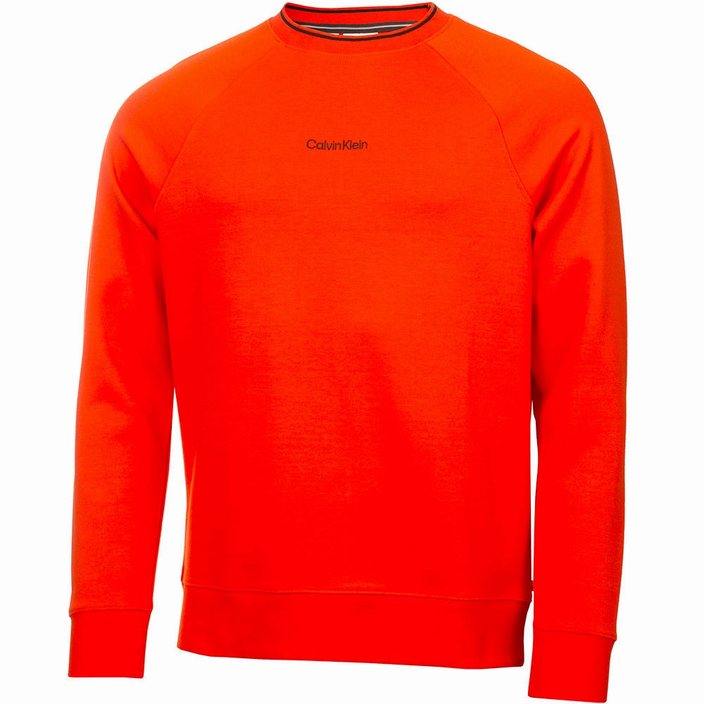 Calvin Klein Rendell Crewneck Sweater - Spicy Orange Urban Bold Corduroy