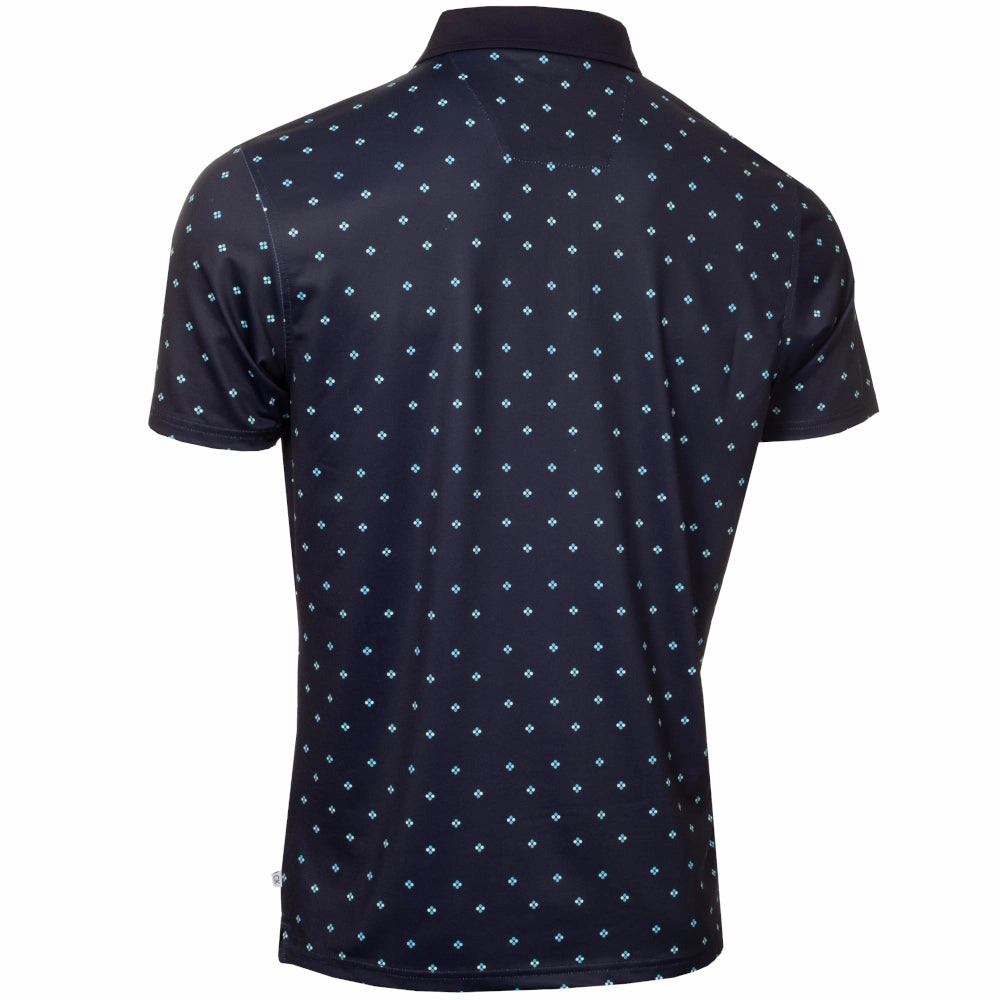 MicroPiqueKnit Calvin Klein Riverton Polo Shirt - Navy