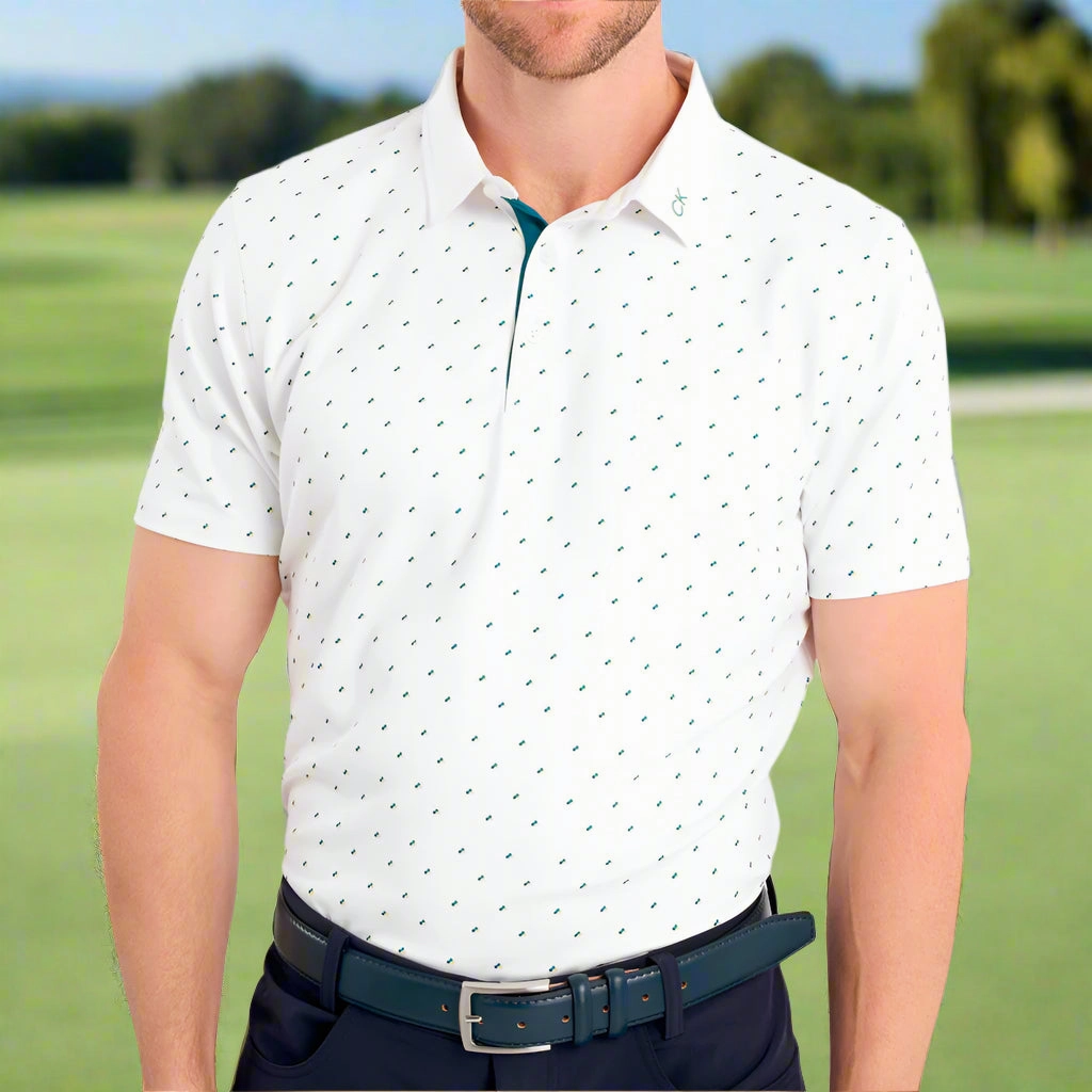 Calvin Klein Riverton Polo Shirt - White Urban Trend Look Holiday Wear