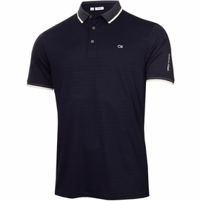 Calvin Klein Rockland Polo Shirt - Navy Temperature Regulating Fabric