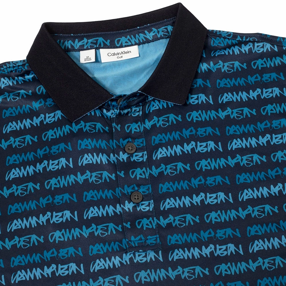 Indoor clothing Luxury clothing Calvin Klein Signature Polo Shirt - Navy/Boy Blue