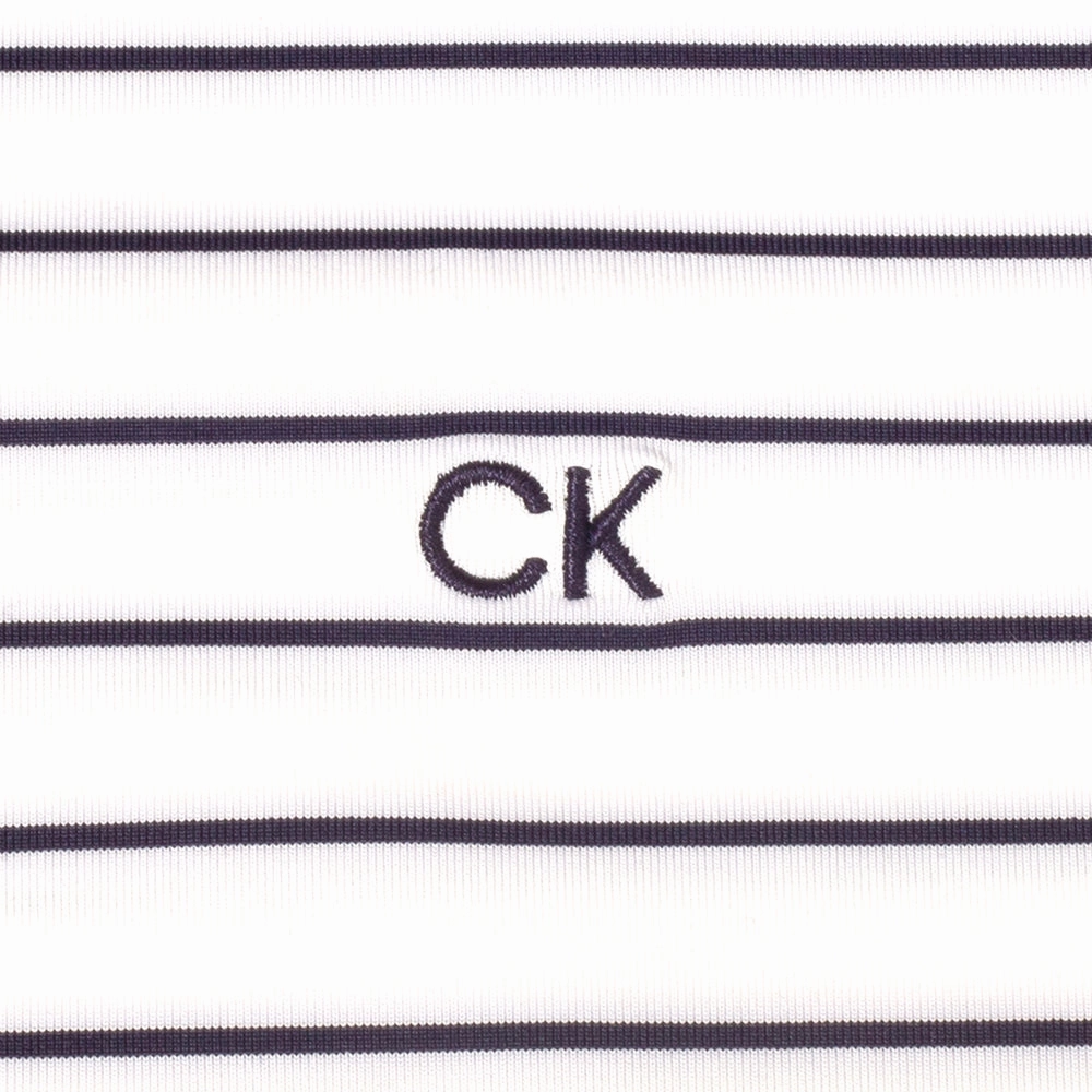 Calvin Klein Silverstone Polo Shirt - White/Evening Blue mix and match