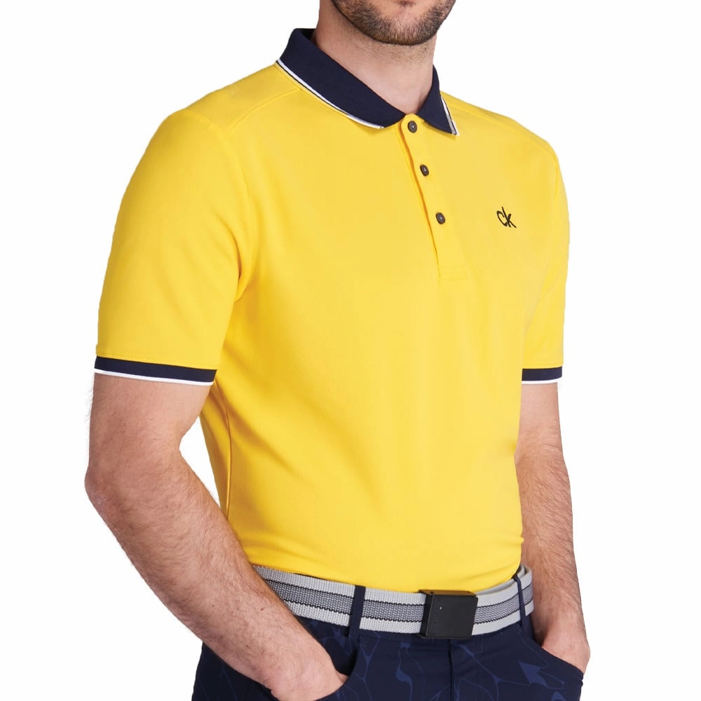 Calvin Klein Snead Polo Shirt - Solar Comfort Design ReinforcedHems