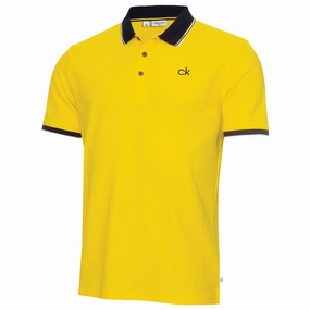 Calvin Klein Snead Polo Shirt - Solar Stylish and Relaxed