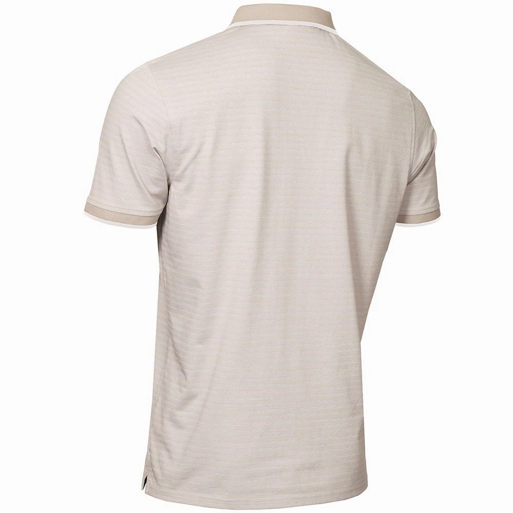 Calvin Klein Sudbury Polo Shirt - Pale Silver Marl ComfortFirst