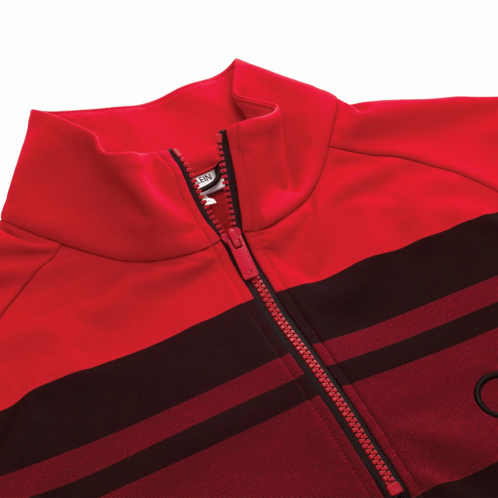 Calvin Klein Taylor Half Zip Sweater - Power Red color trend