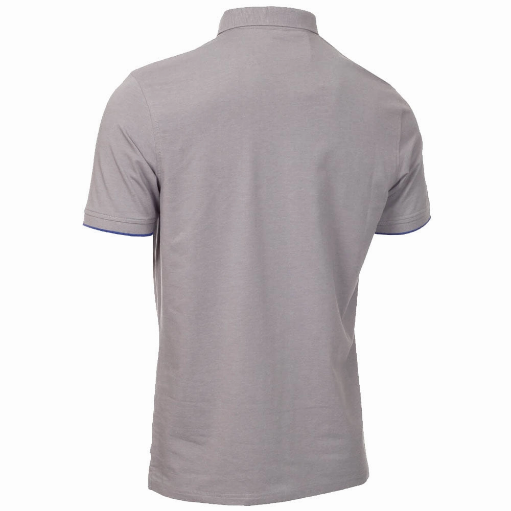 Cozy Look hypoallergenic material Calvin Klein Trinity Short Sleeve Polo Shirt - Grey Marl