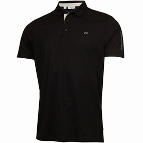 Calvin Klein Uni Polo Shirt - Black Sleep