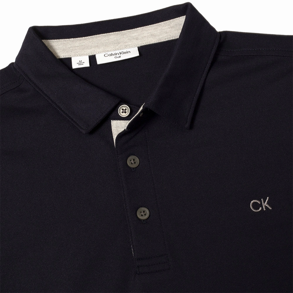 Travel Wear Calvin Klein Uni Polo Shirt - Navy