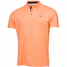 Weekend Comfort Style Calvin Klein Uni Polo Shirt - Orange