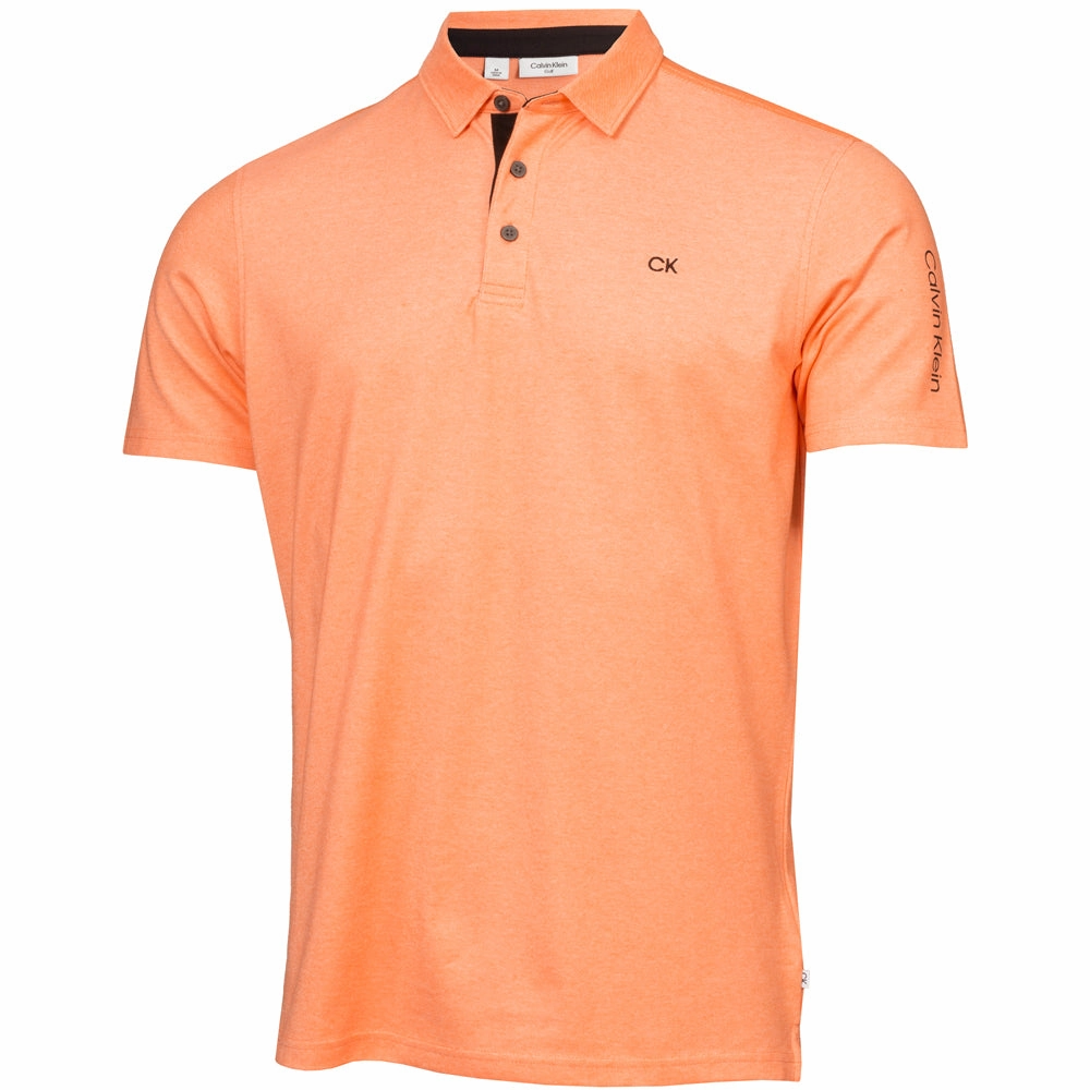 Weekend Comfort Style Calvin Klein Uni Polo Shirt - Orange