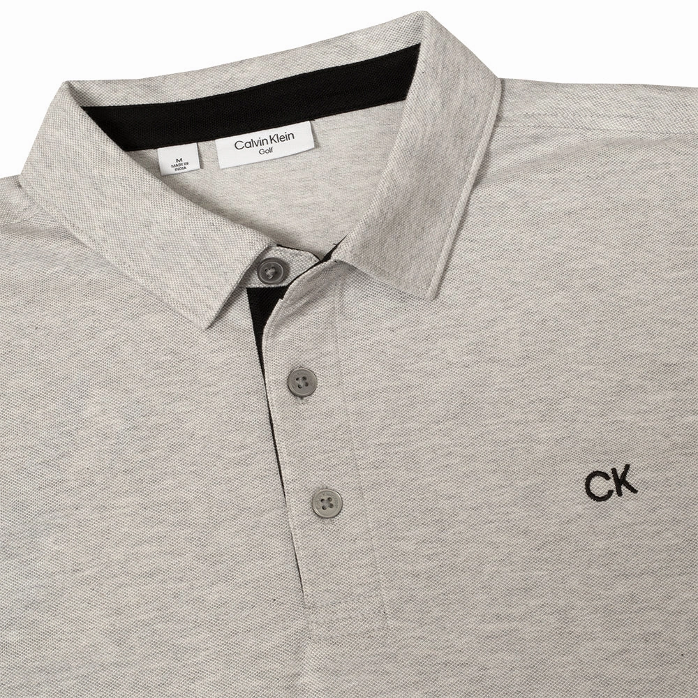 Calvin Klein Uni Polo Shirt - Silver Odor Control Finish