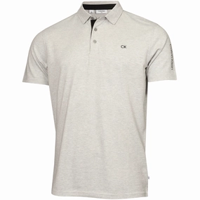 Calvin Klein Uni Polo Shirt - Silver Modern Simplicity