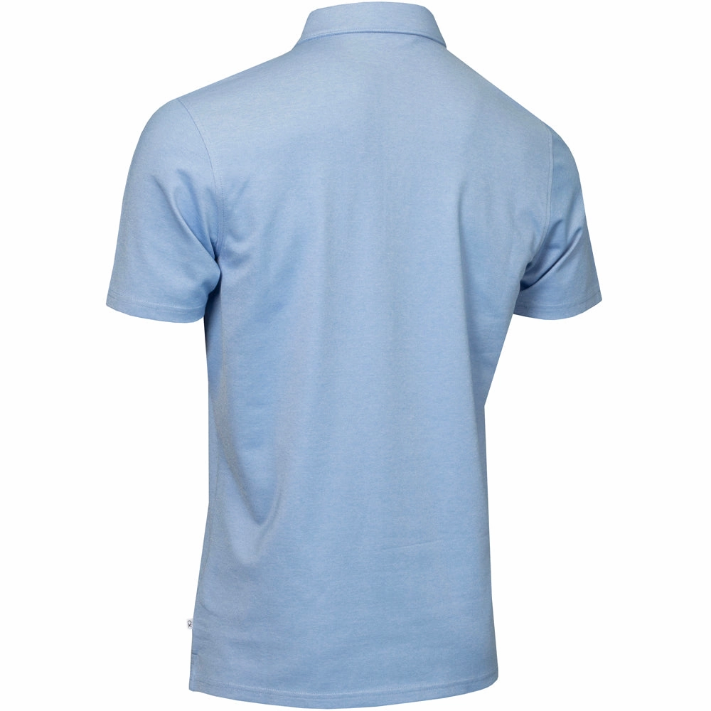 Comfy Casual Wear Quick Release Hem Calvin Klein Uni Polo Shirt - Sky