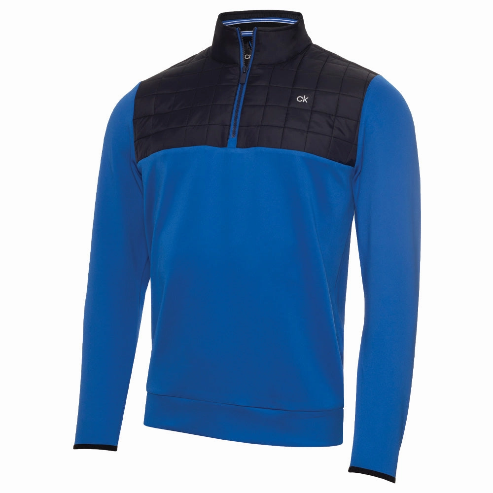Smart Hoodie Calvin Klein Vardon Hybrid Half Zip Pullover - Nautical