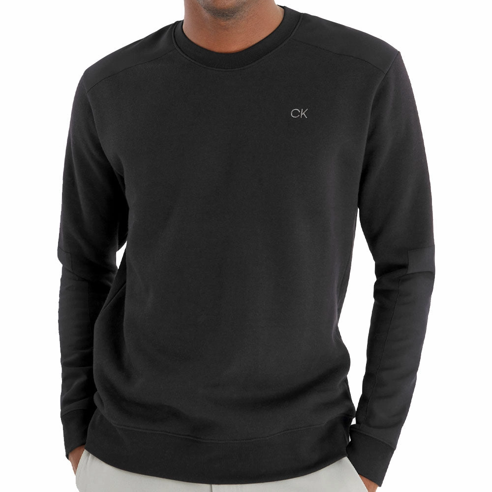 Calvin Klein Walker Crew Neck Sweater - Black product concert wearability Fashionable Vibes