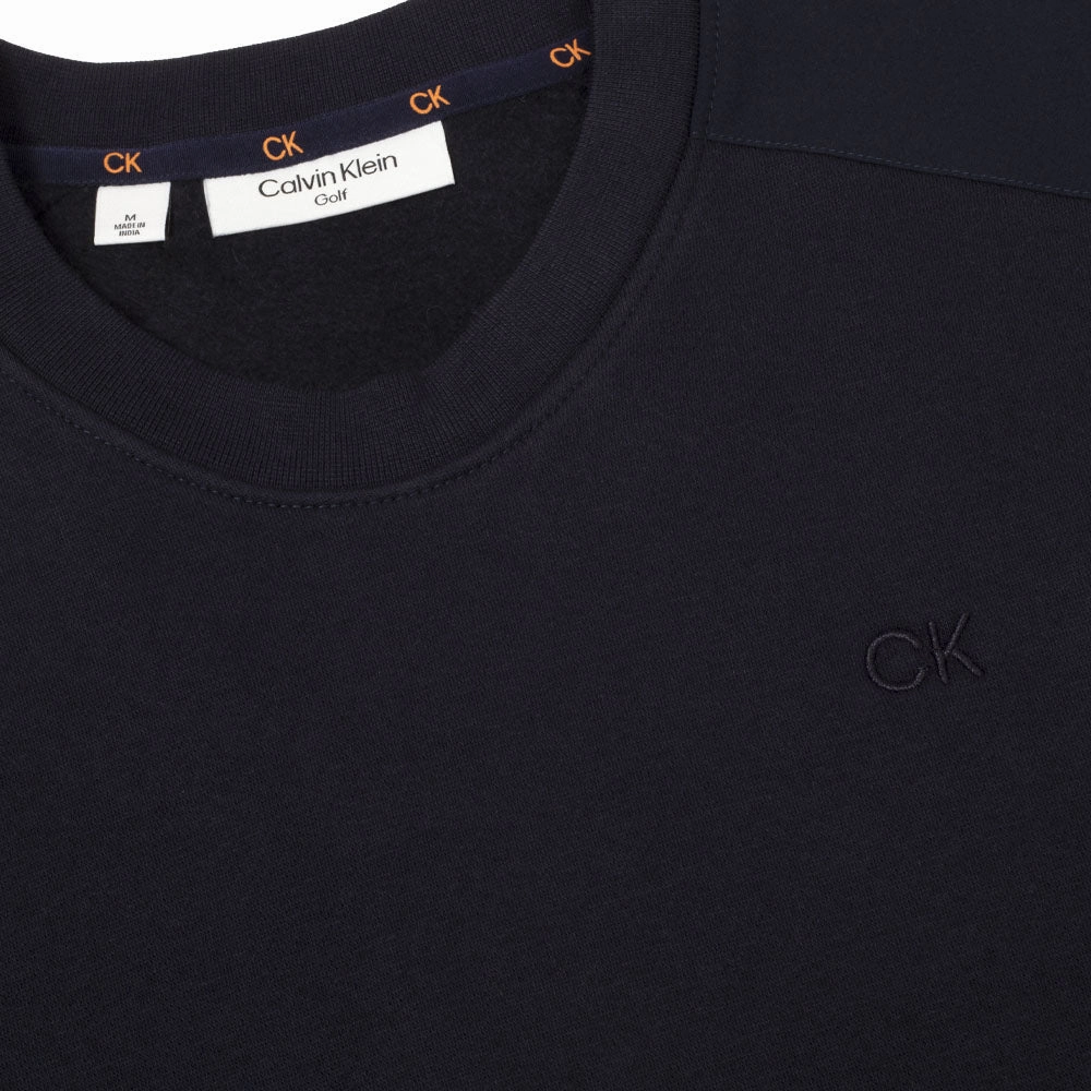 Calvin Klein Walker Crew Neck Sweater - Navy Office Wear Petite Cut