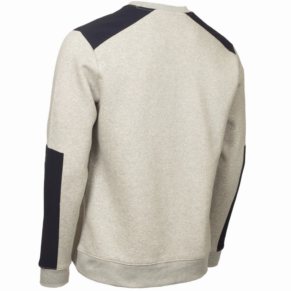 Calvin Klein Walker Crew Neck Sweater - Pale Silver Marl product mesh lining breathability brooch accents
