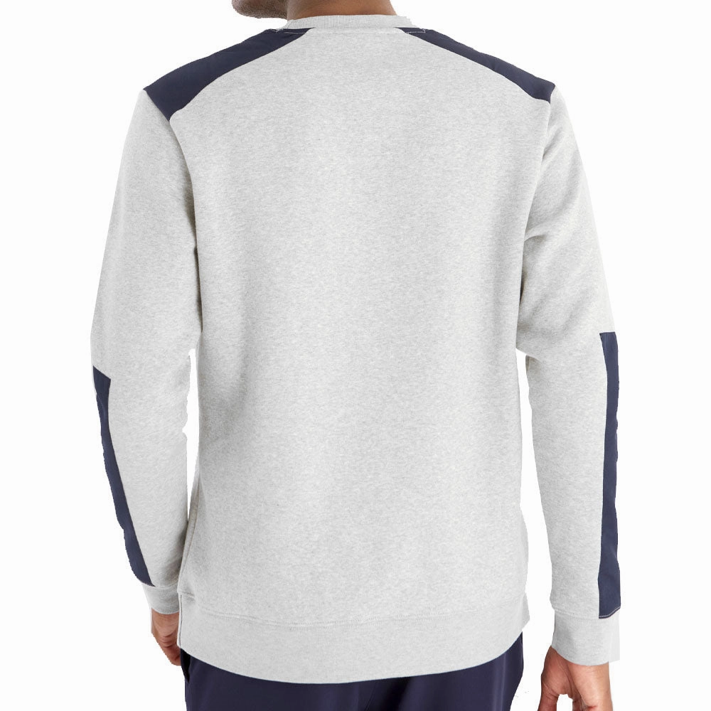Spring Wear Calvin Klein Walker Crew Neck Sweater - Pale Silver Marl
