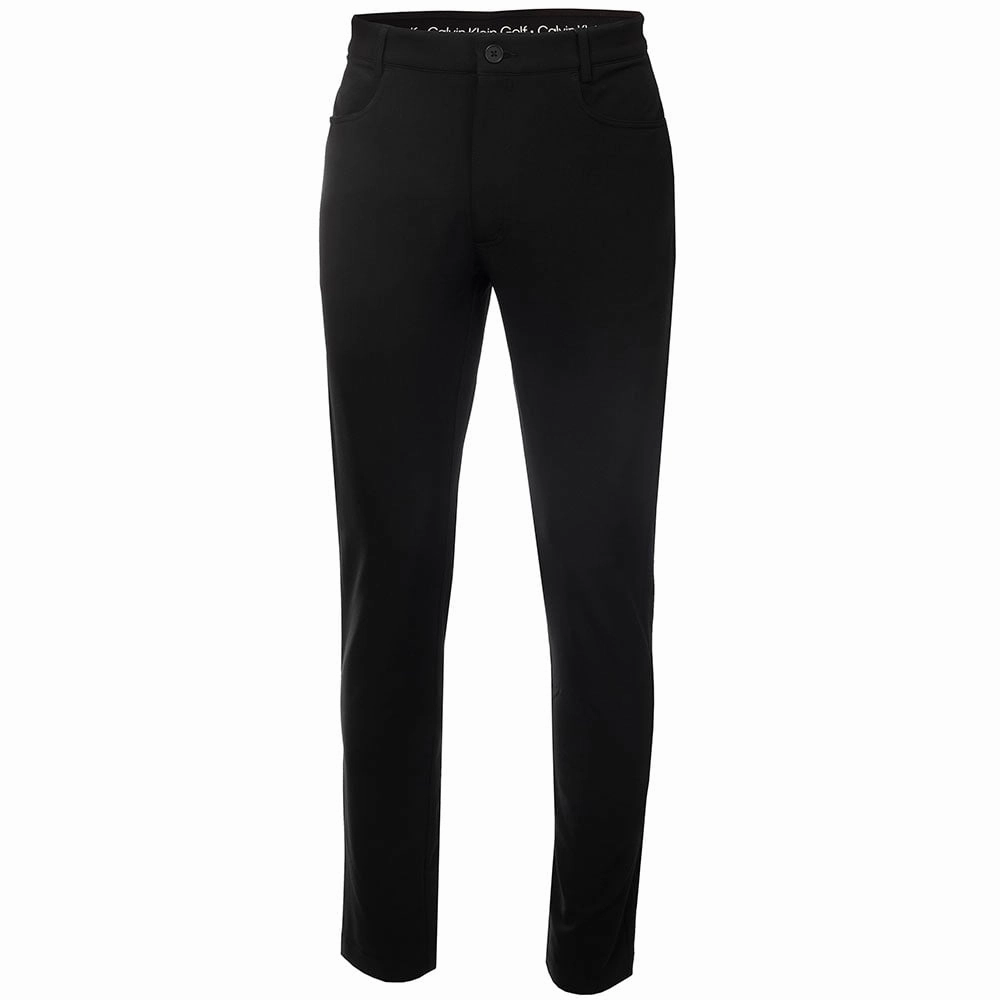 Rugged Wear Body Shape Calvin Klein Winter Genius Stretch Trousers - Black