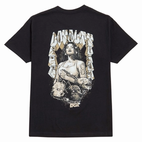 Relaxing Fit layerable DGK Loyalty T-Shirt - Black